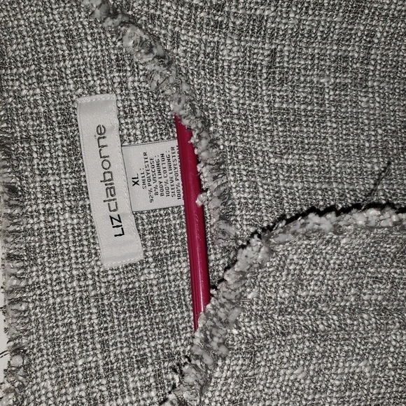 Liz Claiborne Tweed Blazer - Picture 10 of 12